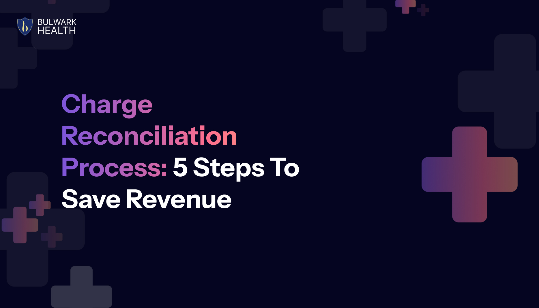 charge reconciliation process banner